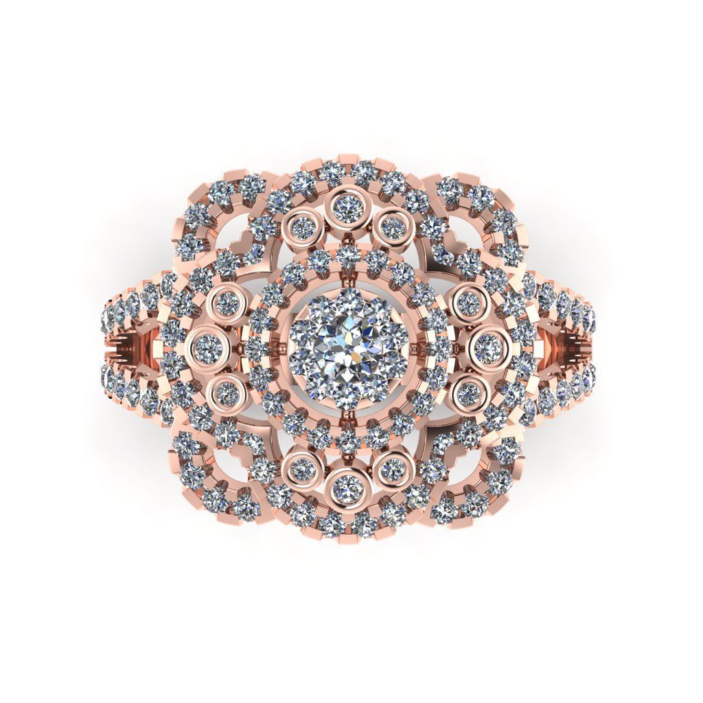 Jewelry 3D Models with render and 3dm stl -R-70 3D print model_10