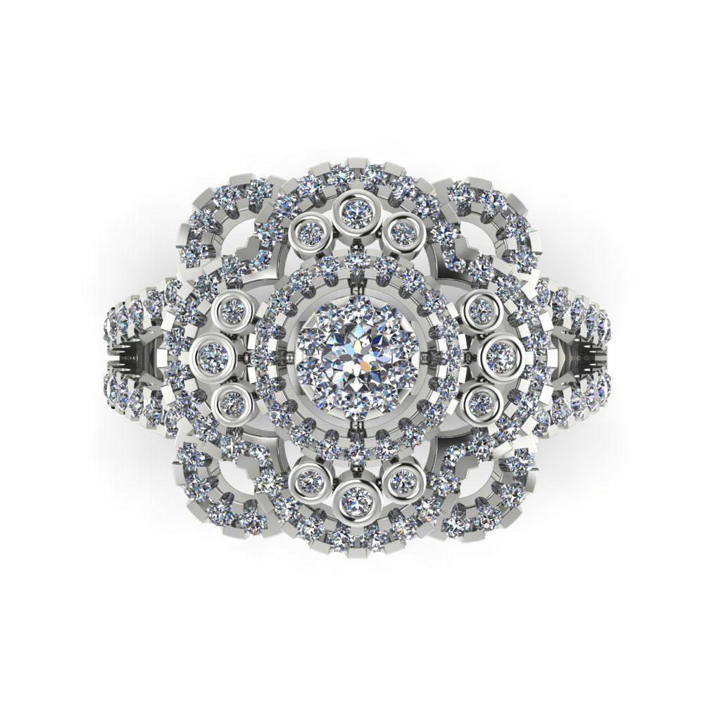 Jewelry 3D Models with render and 3dm stl -R-70 3D print model_11