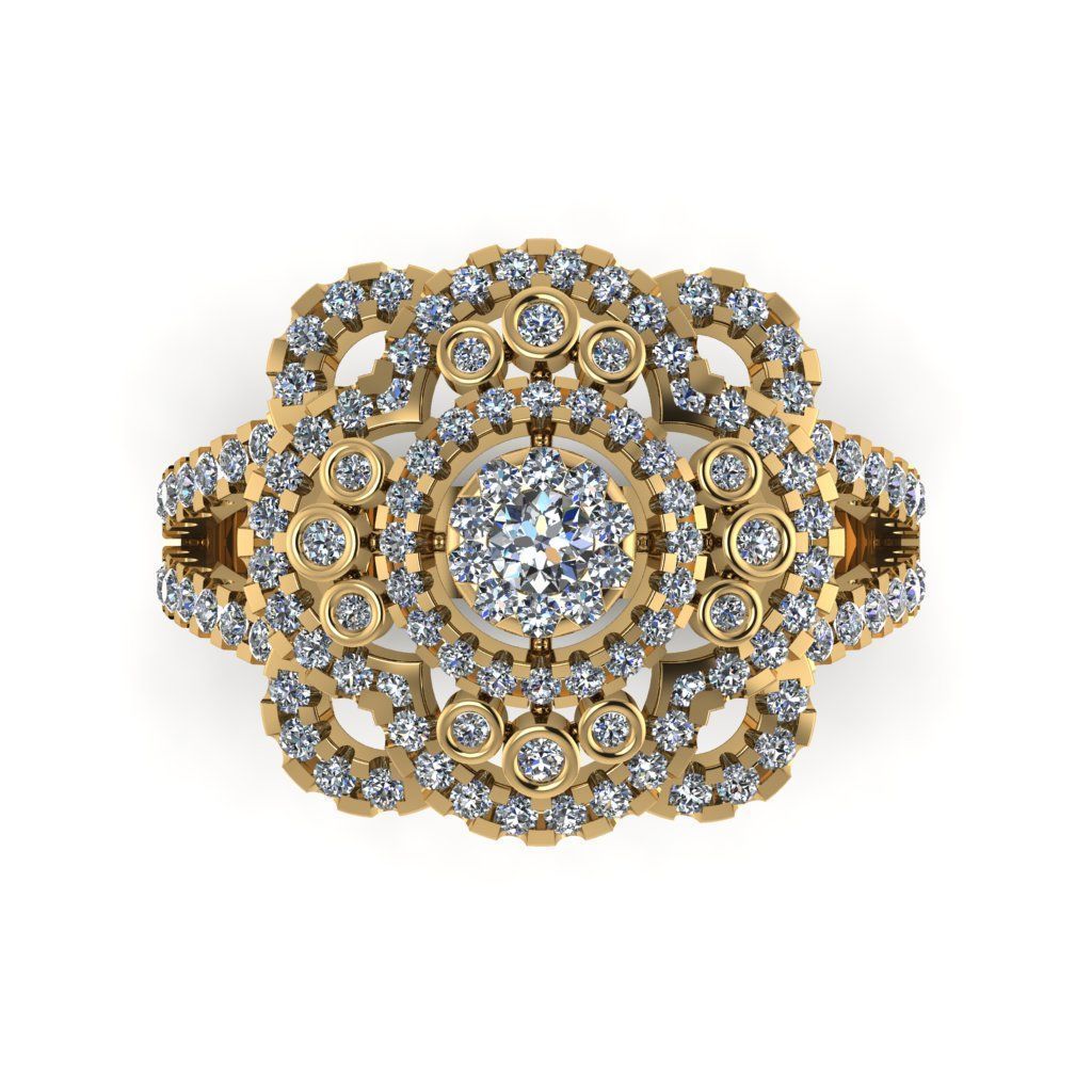 Jewelry 3D Models with render and 3dm stl -R-70 3D print model_12