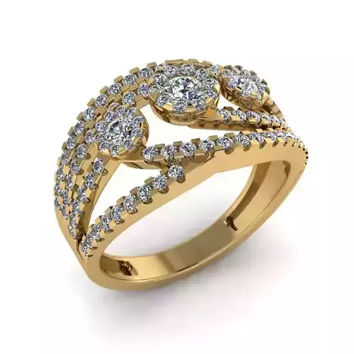 Jewelry 3D Models with render and 3dm  stl -R-71