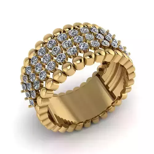 Jewelry 3D Models with render and 3dm  stl -R-73