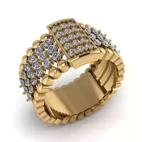 Jewelry 3D Models with render and 3dm  stl -R-74