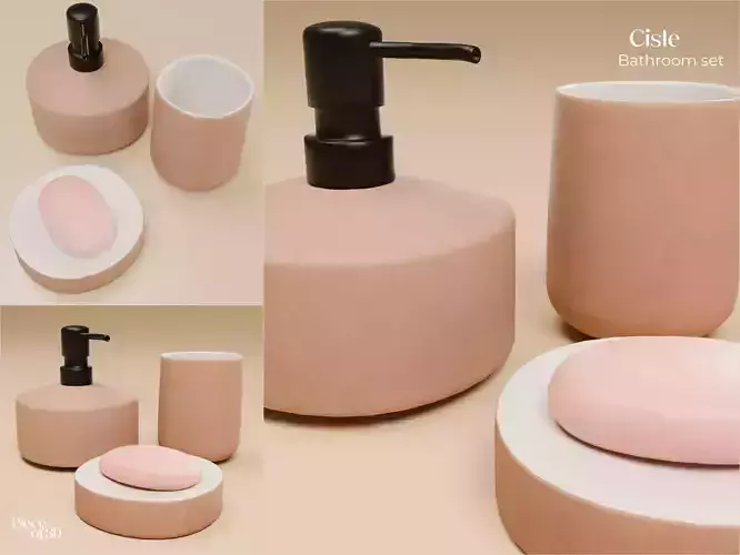 CISTE - Bathroom set - ALINEA - 3 pieces