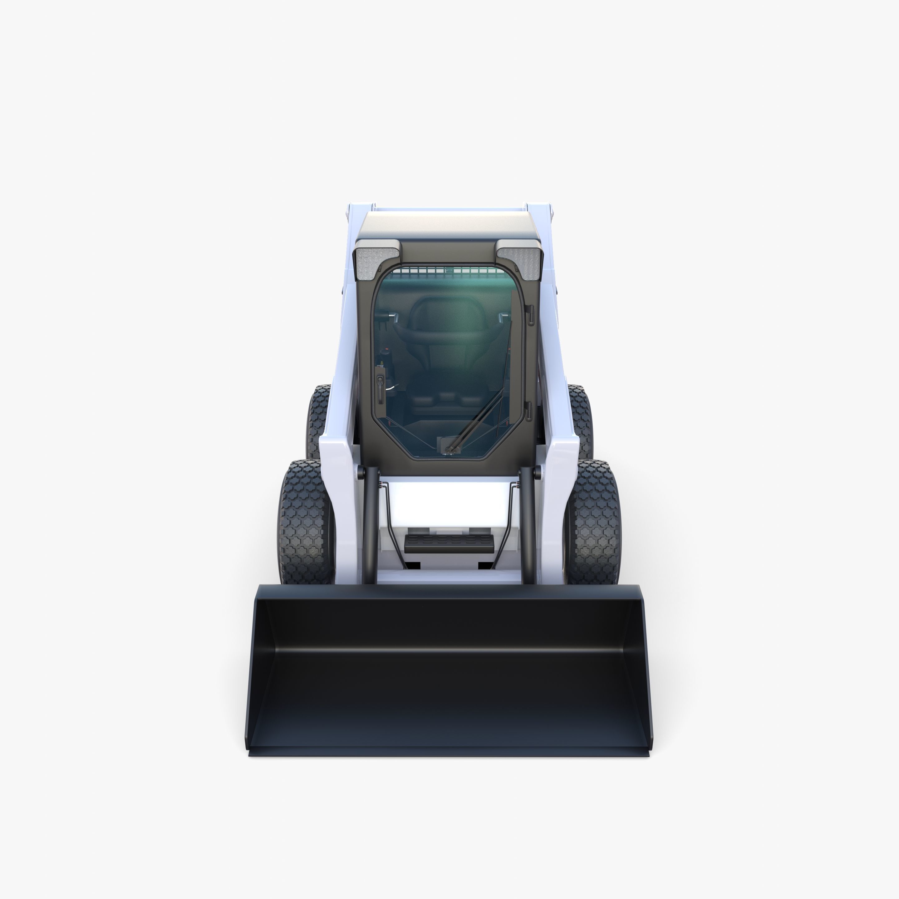 Skid steer loader V1 3D model_16