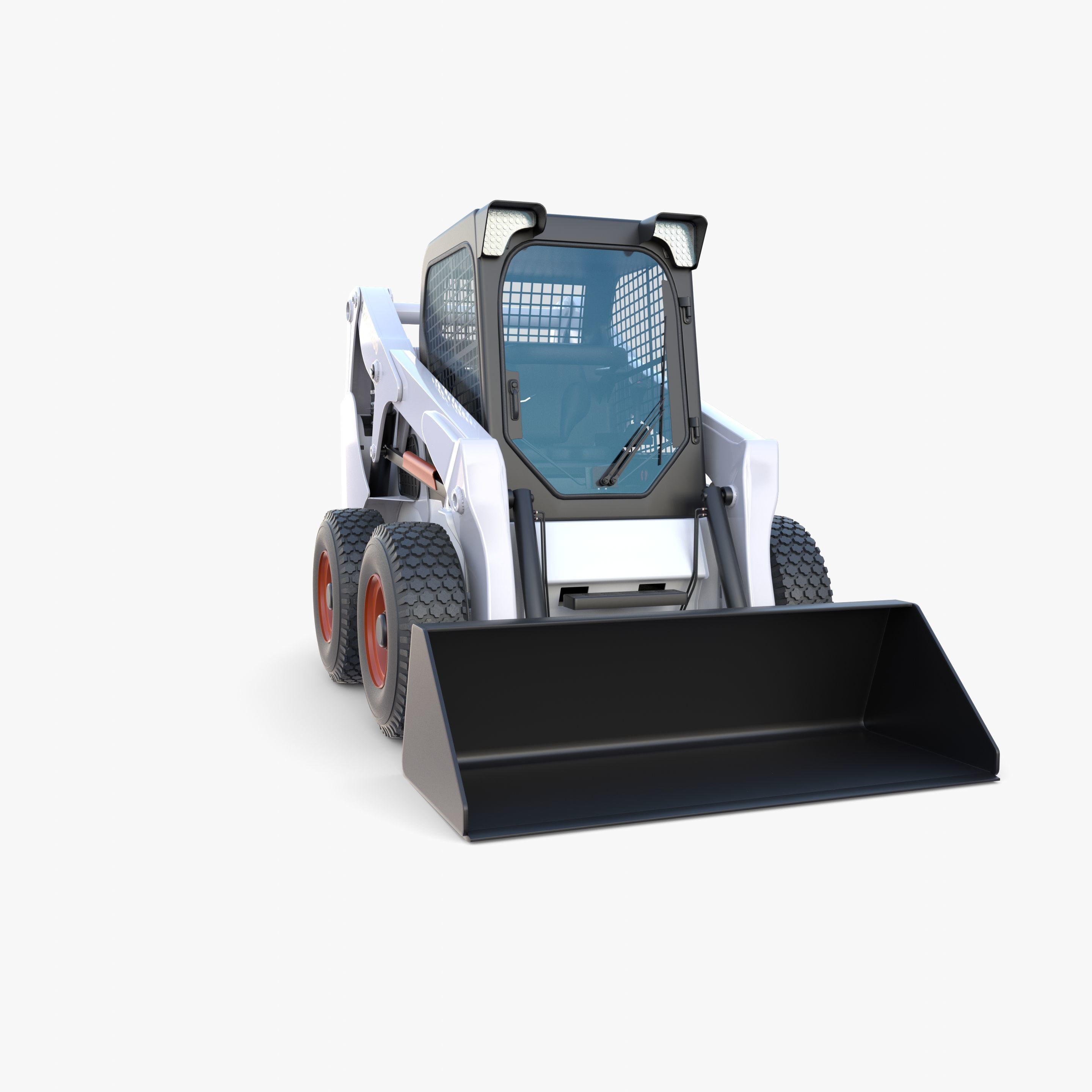 Skid steer loader V1 3D model_5