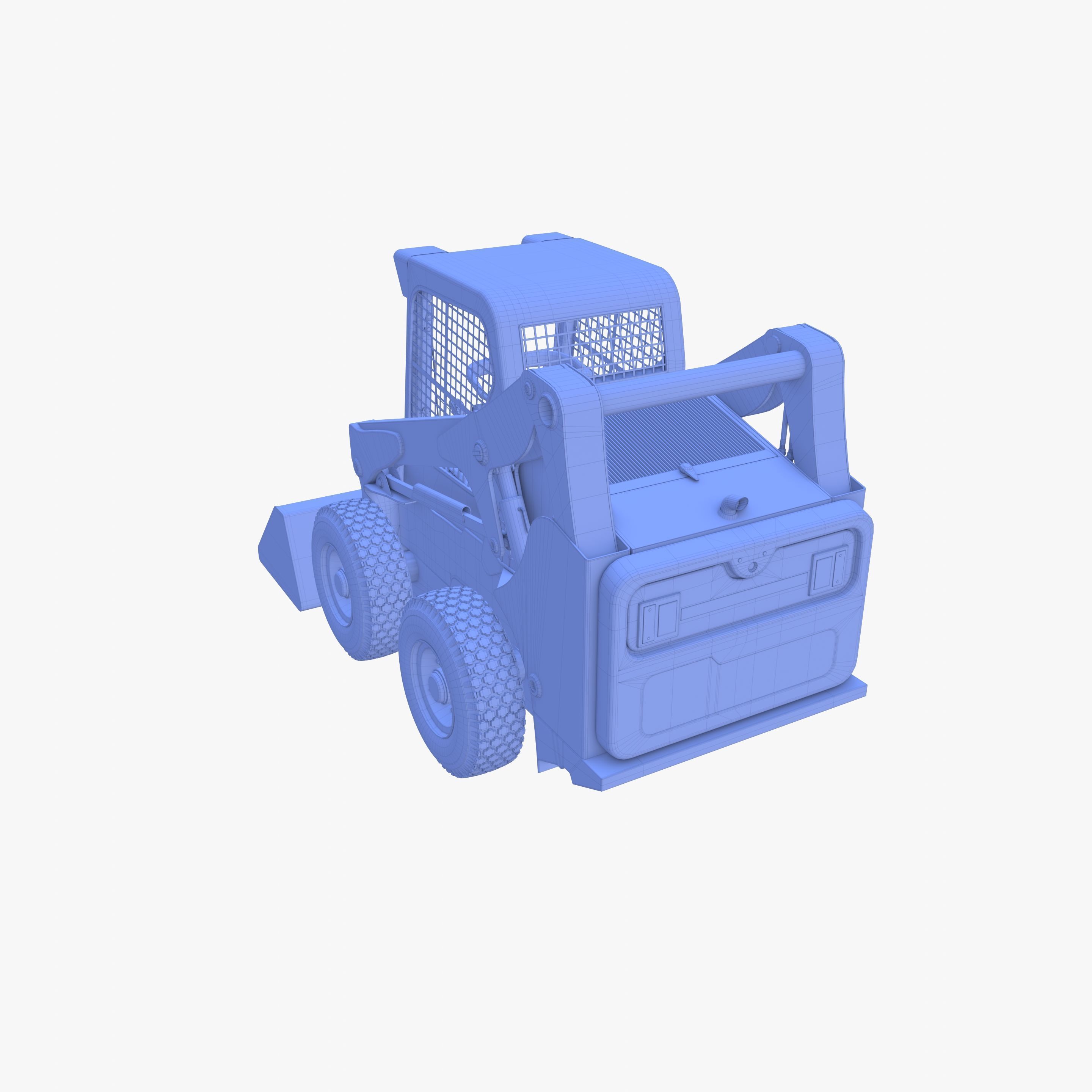 Skid steer loader V1 3D model_30