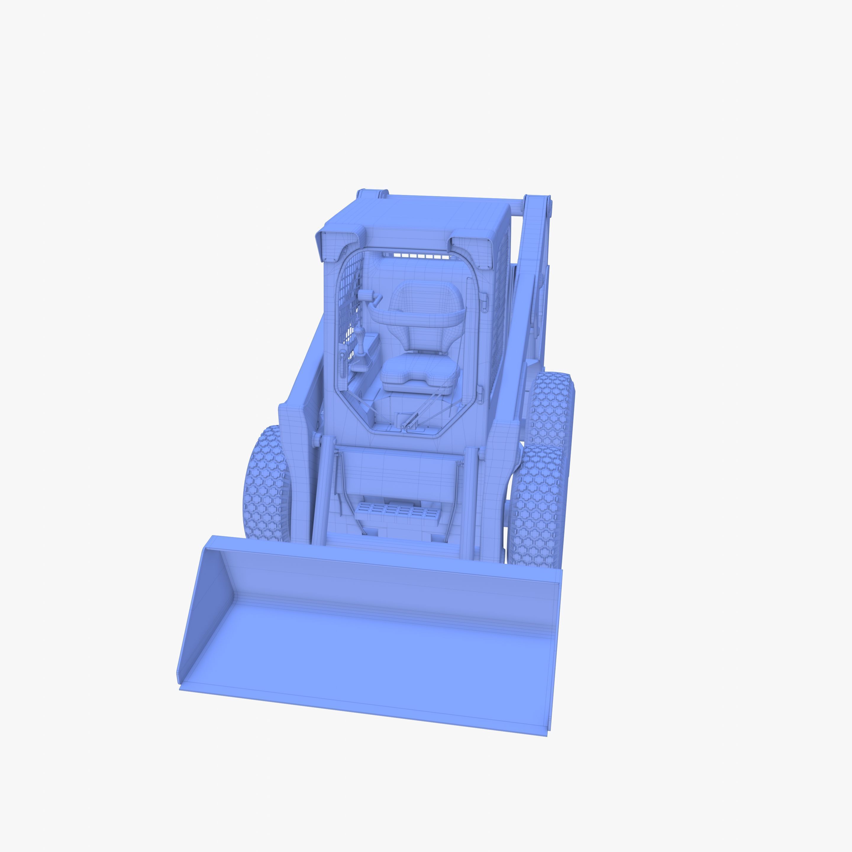 Skid steer loader V1 3D model_27