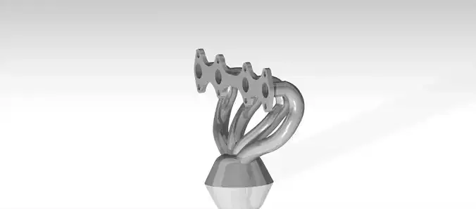 Exhaust manifold of 4-cylinder engine