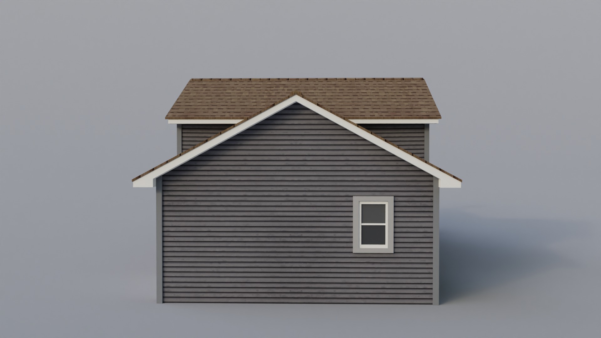 Low Poly house 18 Low-poly 3D model_3