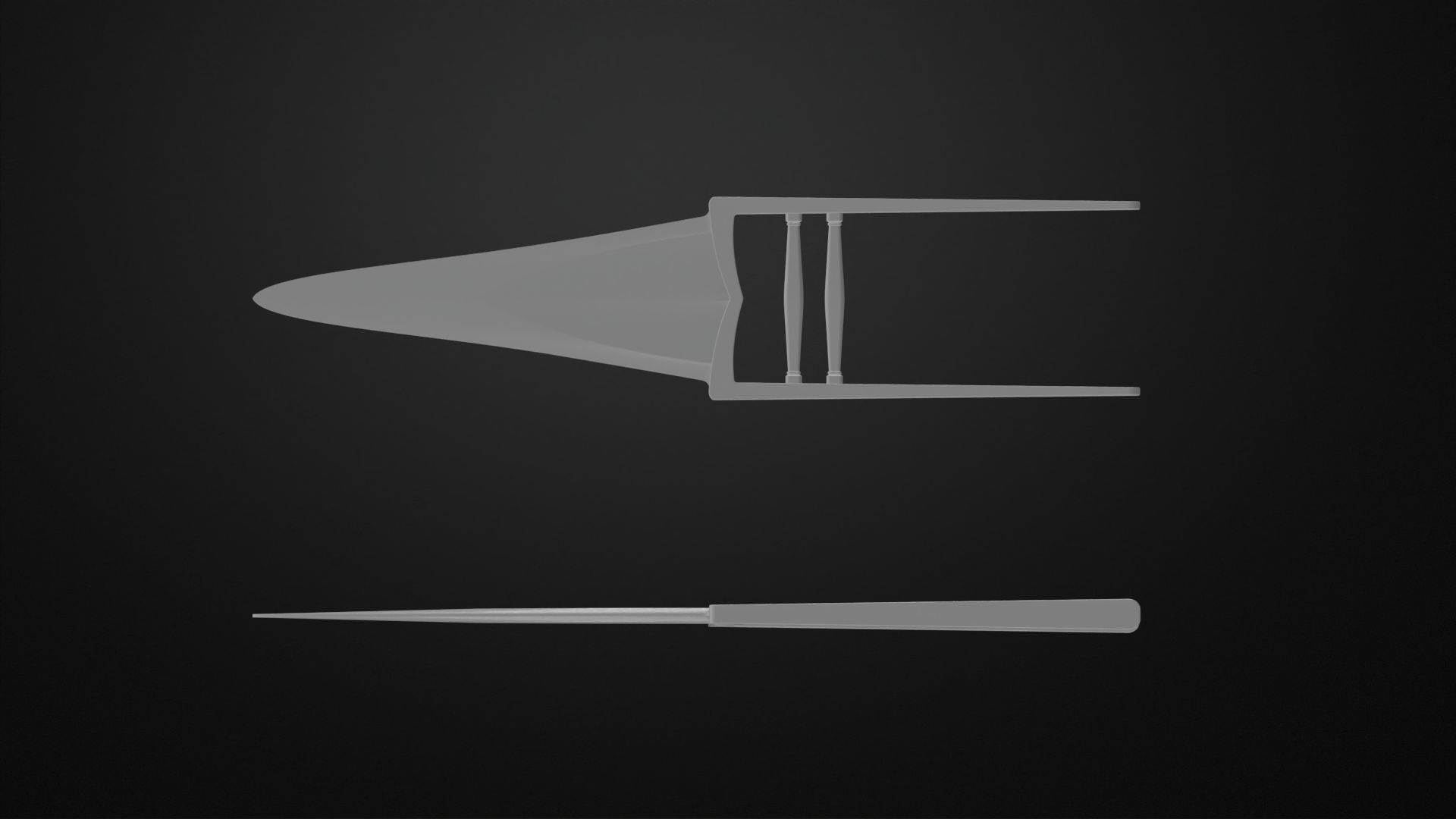 Weapons Encyclopedia 112 Jamadhar 3D print model_2