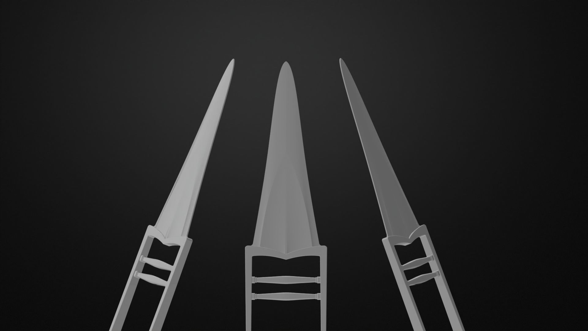 Weapons Encyclopedia 112 Jamadhar 3D print model_3