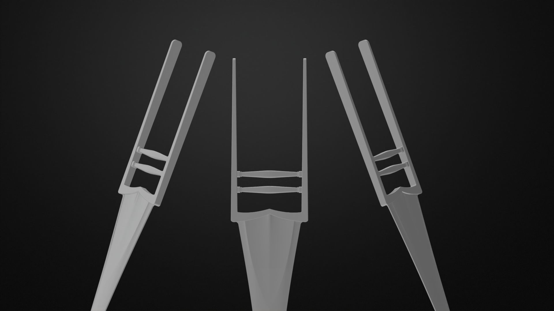 Weapons Encyclopedia 112 Jamadhar 3D print model_4