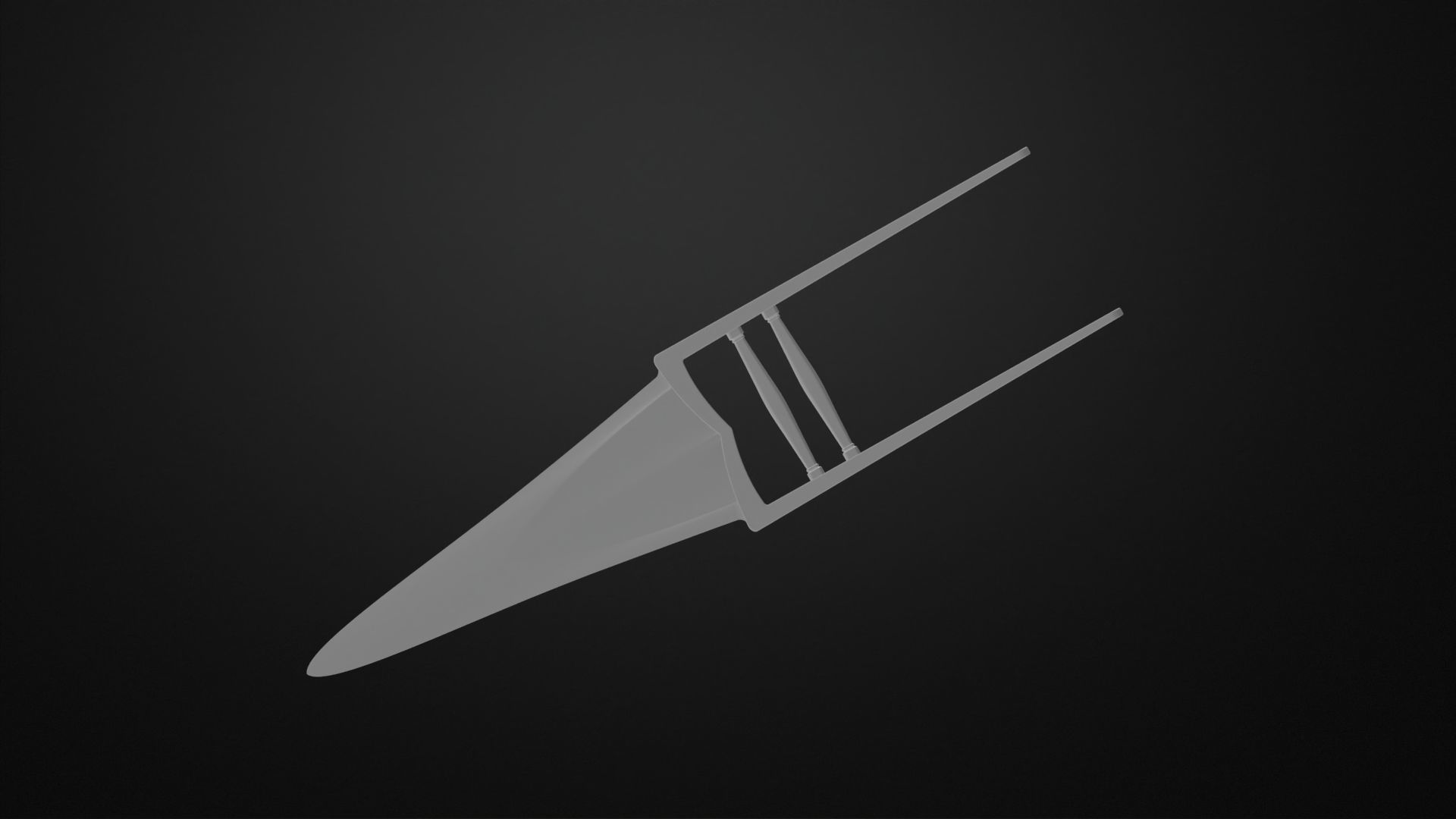 Weapons Encyclopedia 112 Jamadhar 3D print model_1