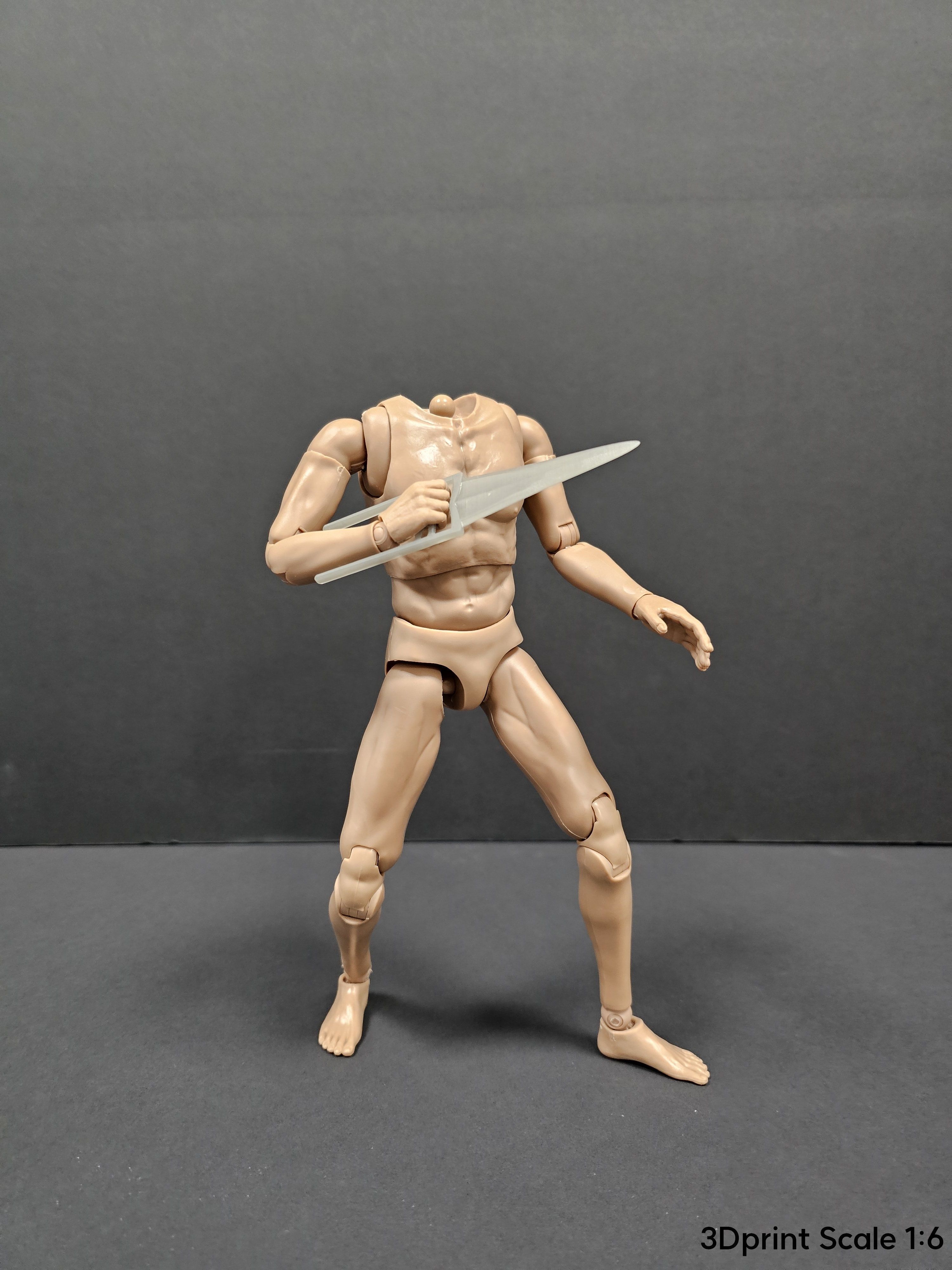 Weapons Encyclopedia 112 Jamadhar 3D print model_9