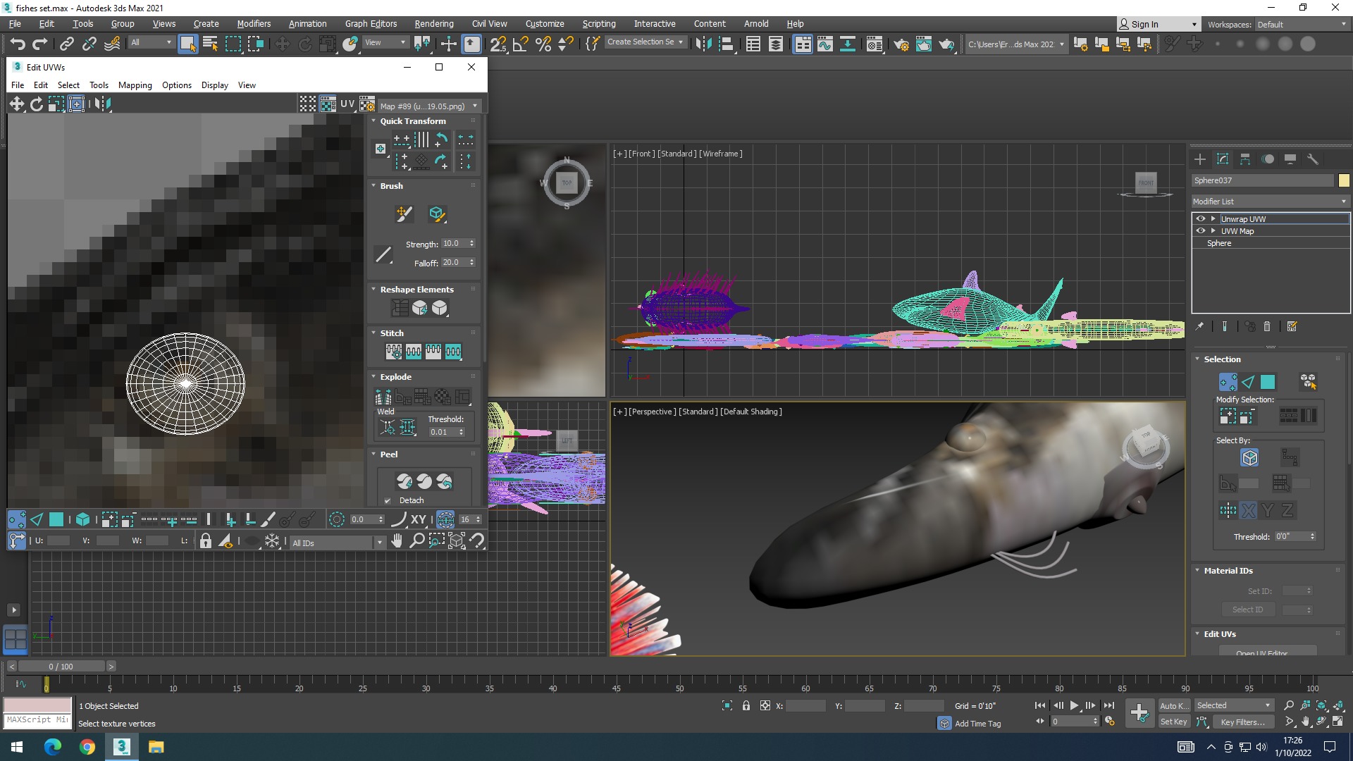 Water Animals In Water 3D model_70