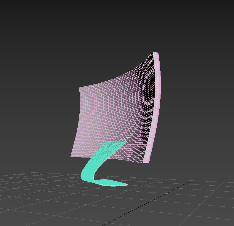 monitor Computer screen  3D model_1