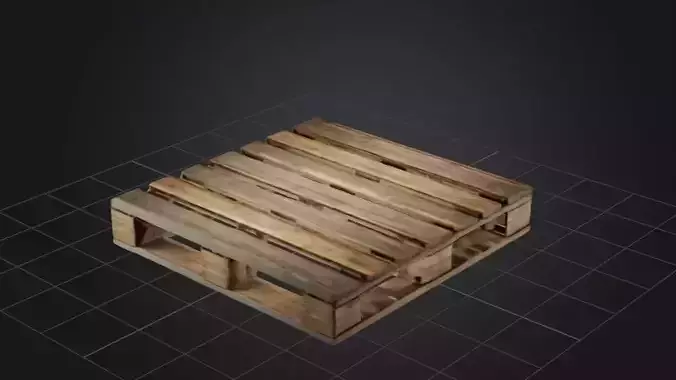 Weathered wooden Pallet