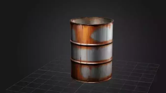 Industrial Metal Drum