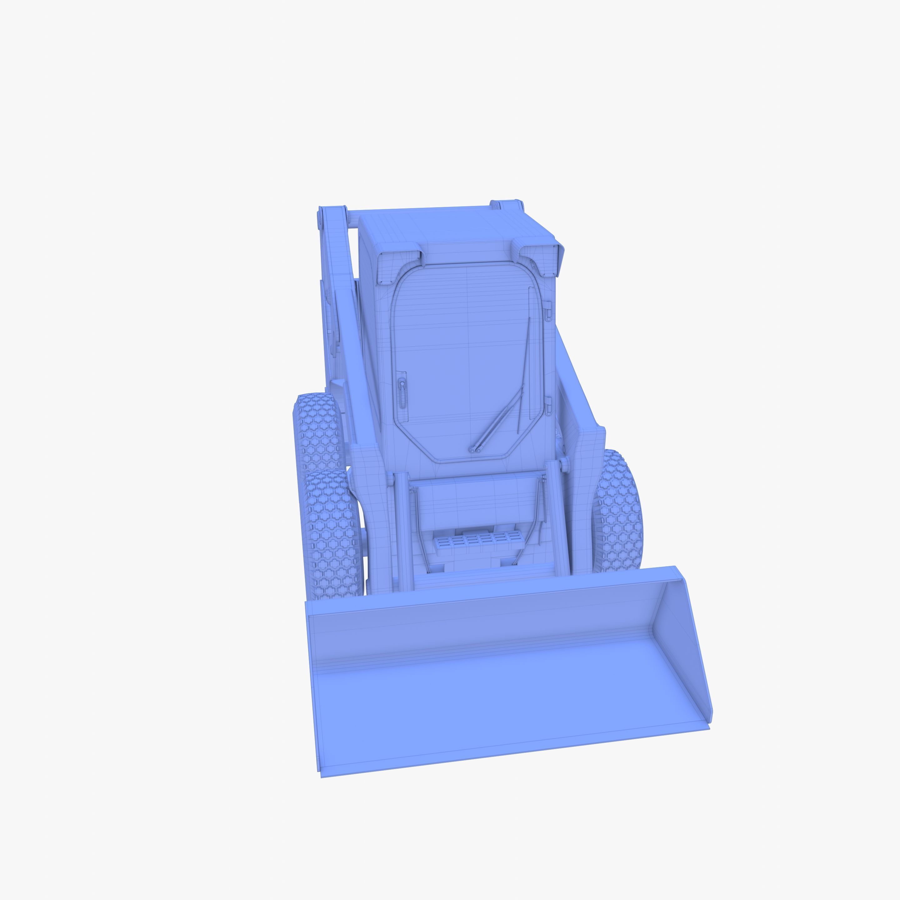 Skid steer loader V3 3D model_35