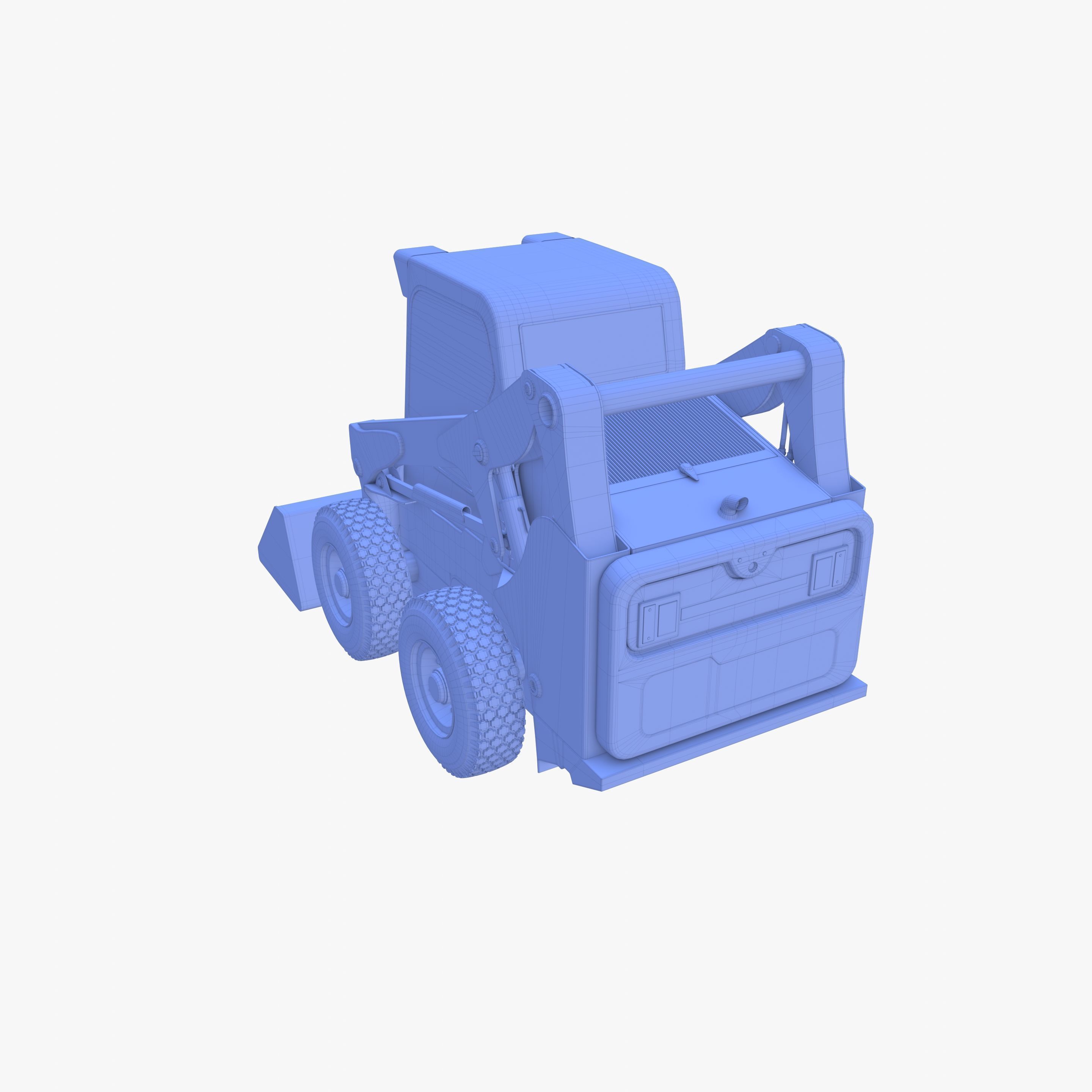 Skid steer loader V3 3D model_39