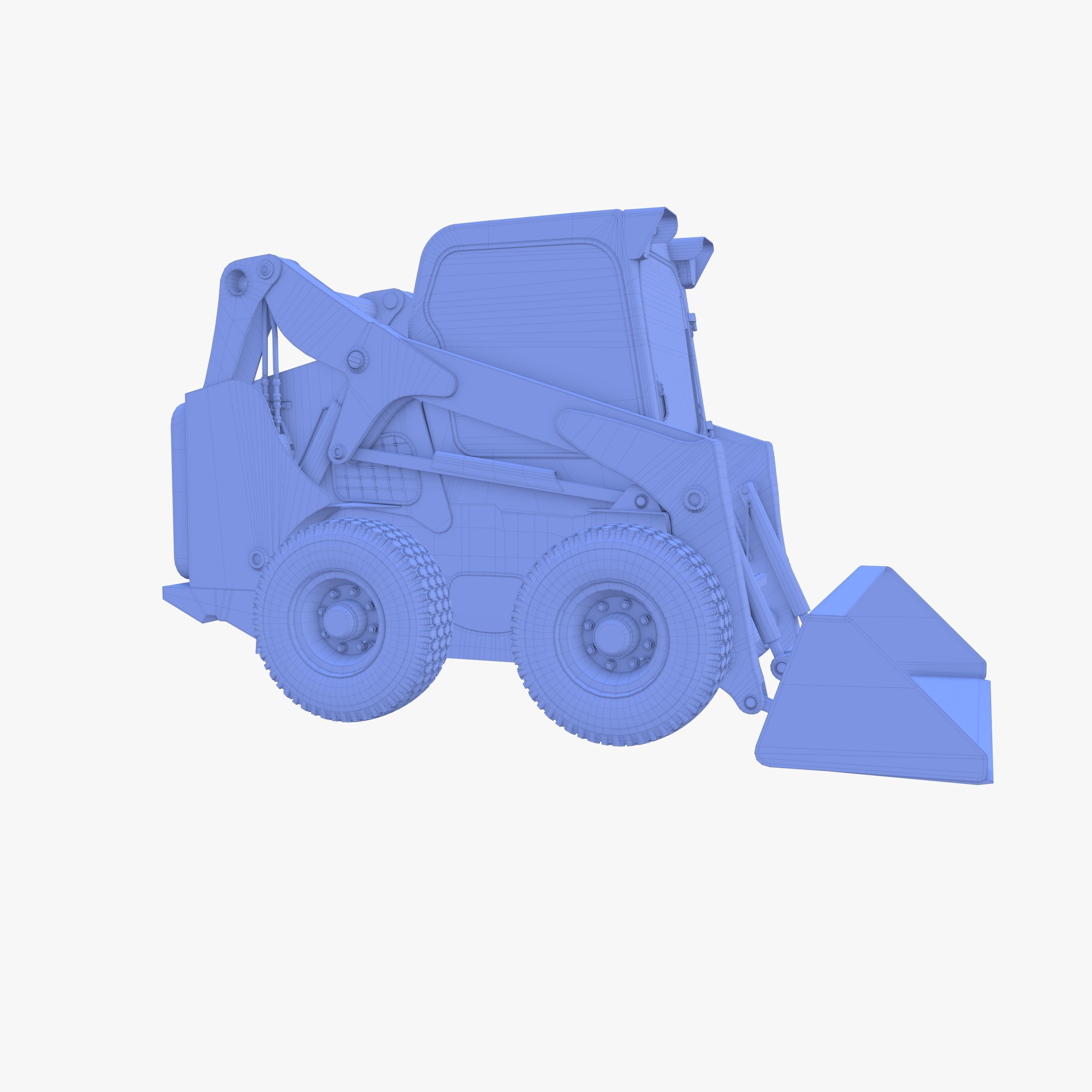 Skid steer loader V3 3D model_26