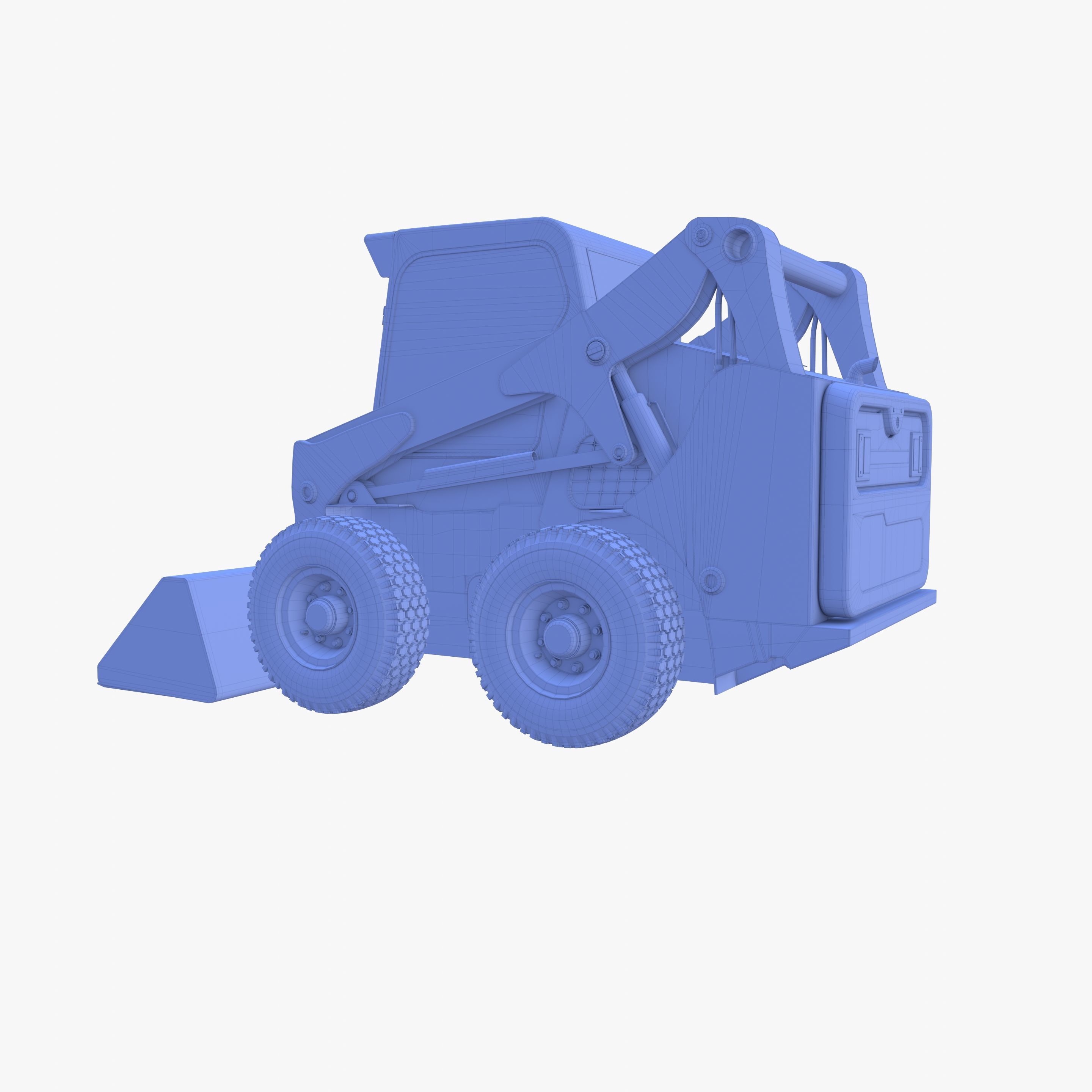 Skid steer loader V3 3D model_30