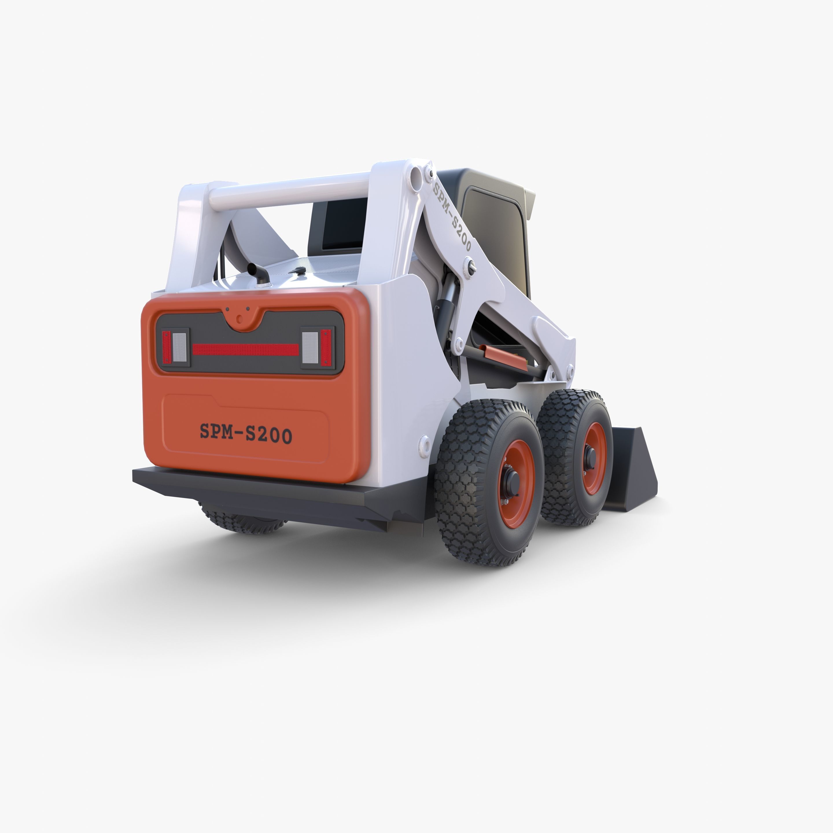 Skid steer loader V3 3D model_1