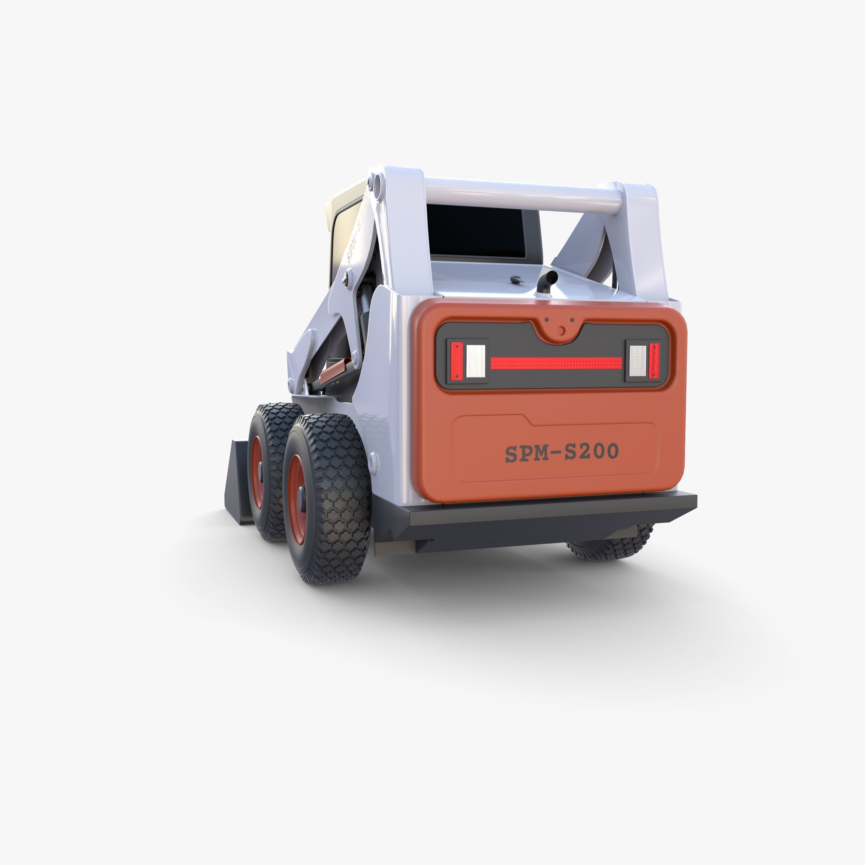 Skid steer loader V3 3D model_10