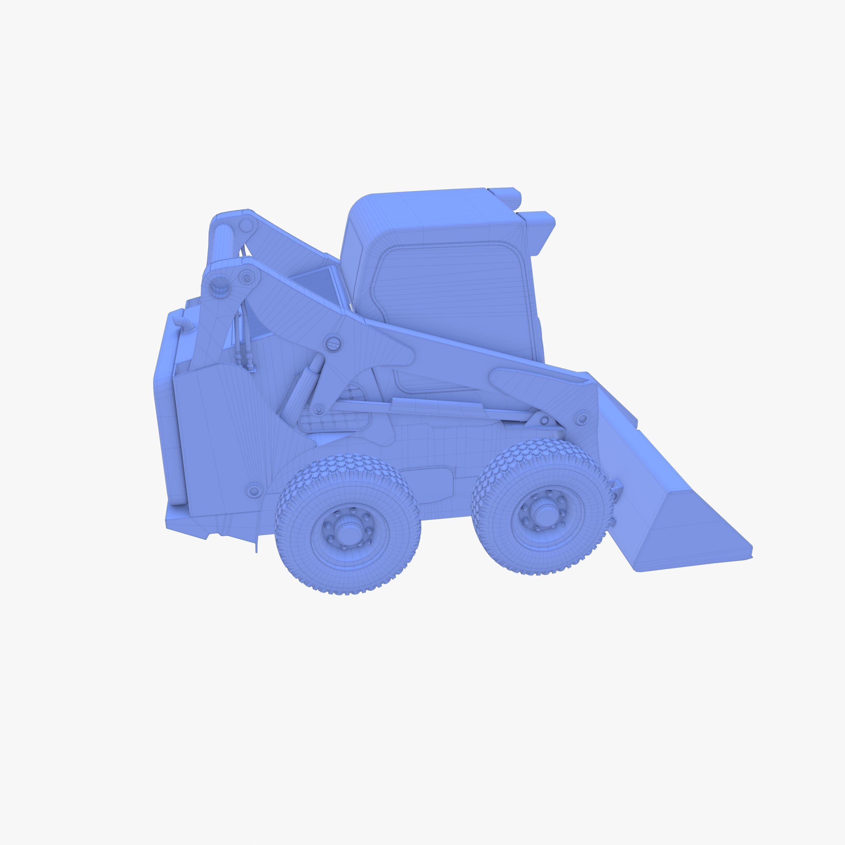 Skid steer loader V3 3D model_33