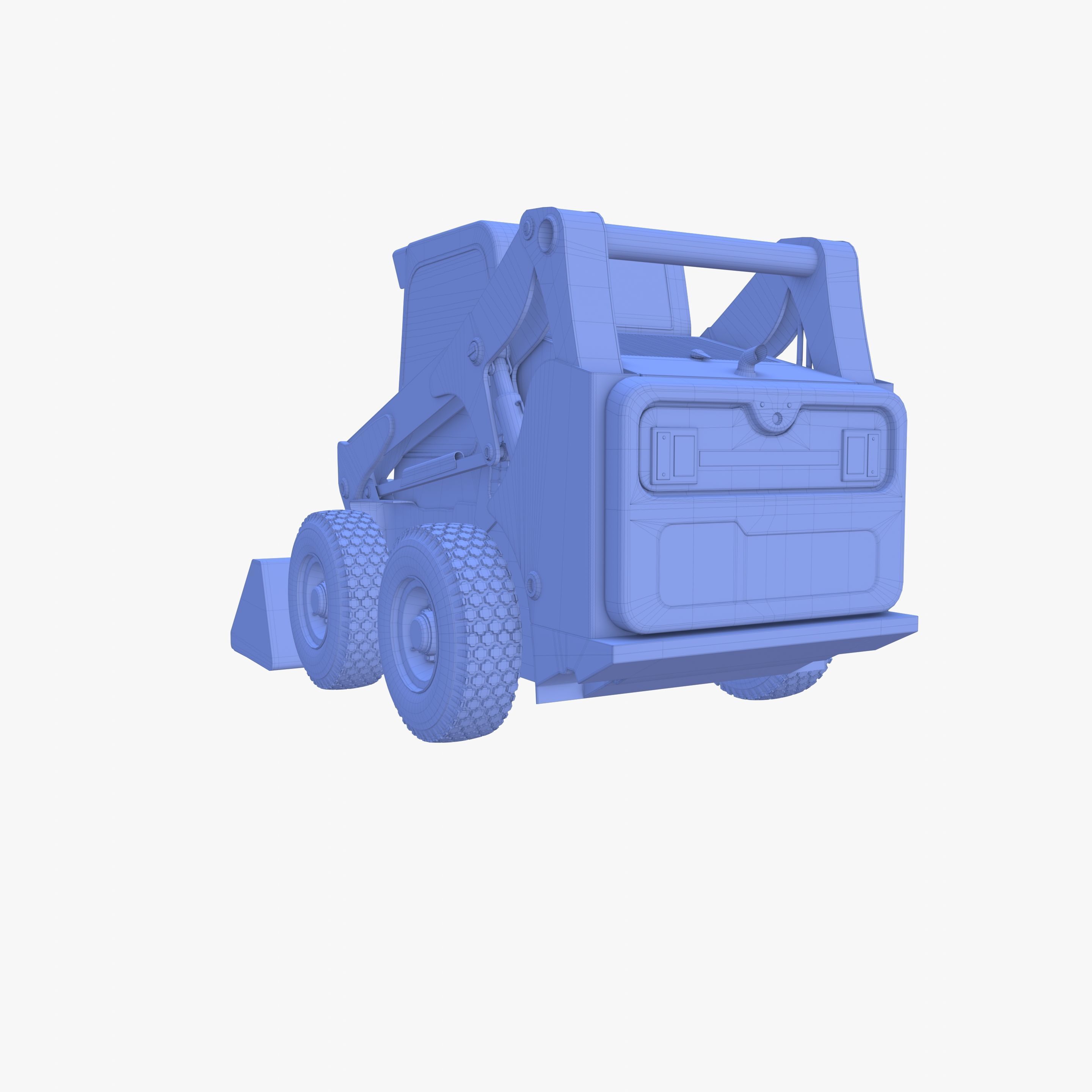 Skid steer loader V3 3D model_31