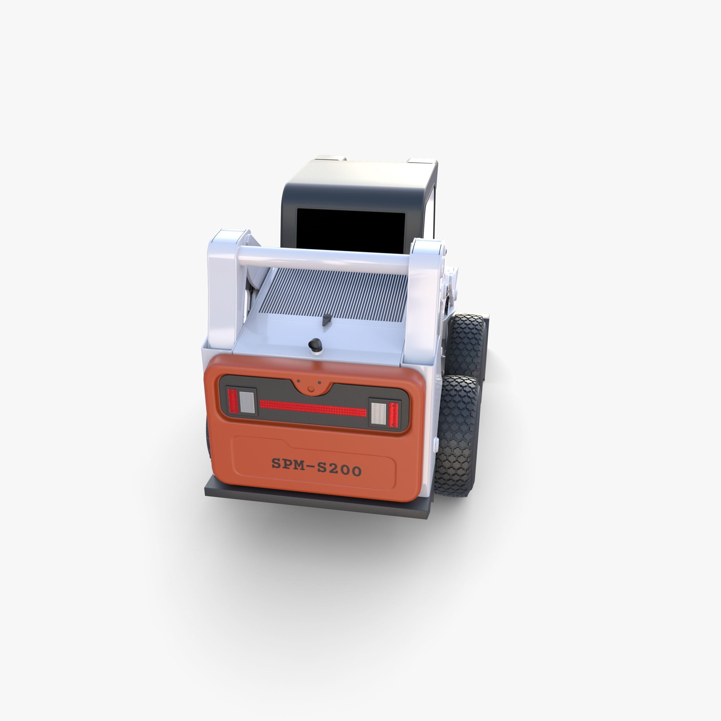 Skid steer loader V3 3D model_23