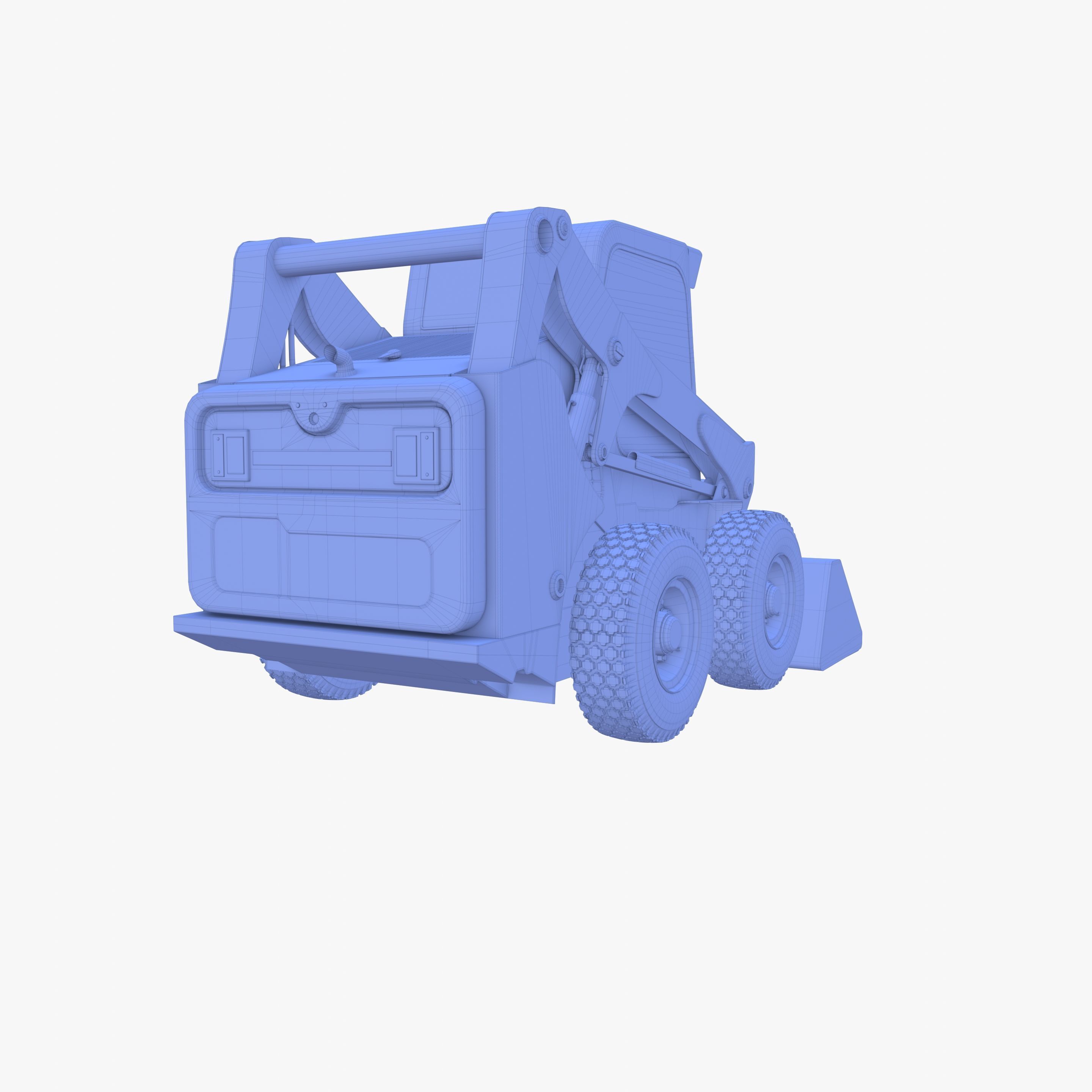 Skid steer loader V3 3D model_24