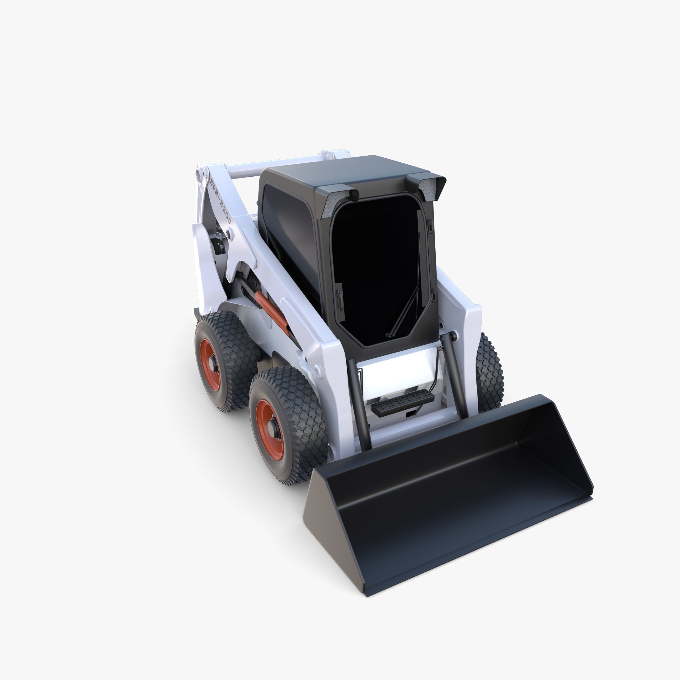 Skid steer loader V3 3D model_15