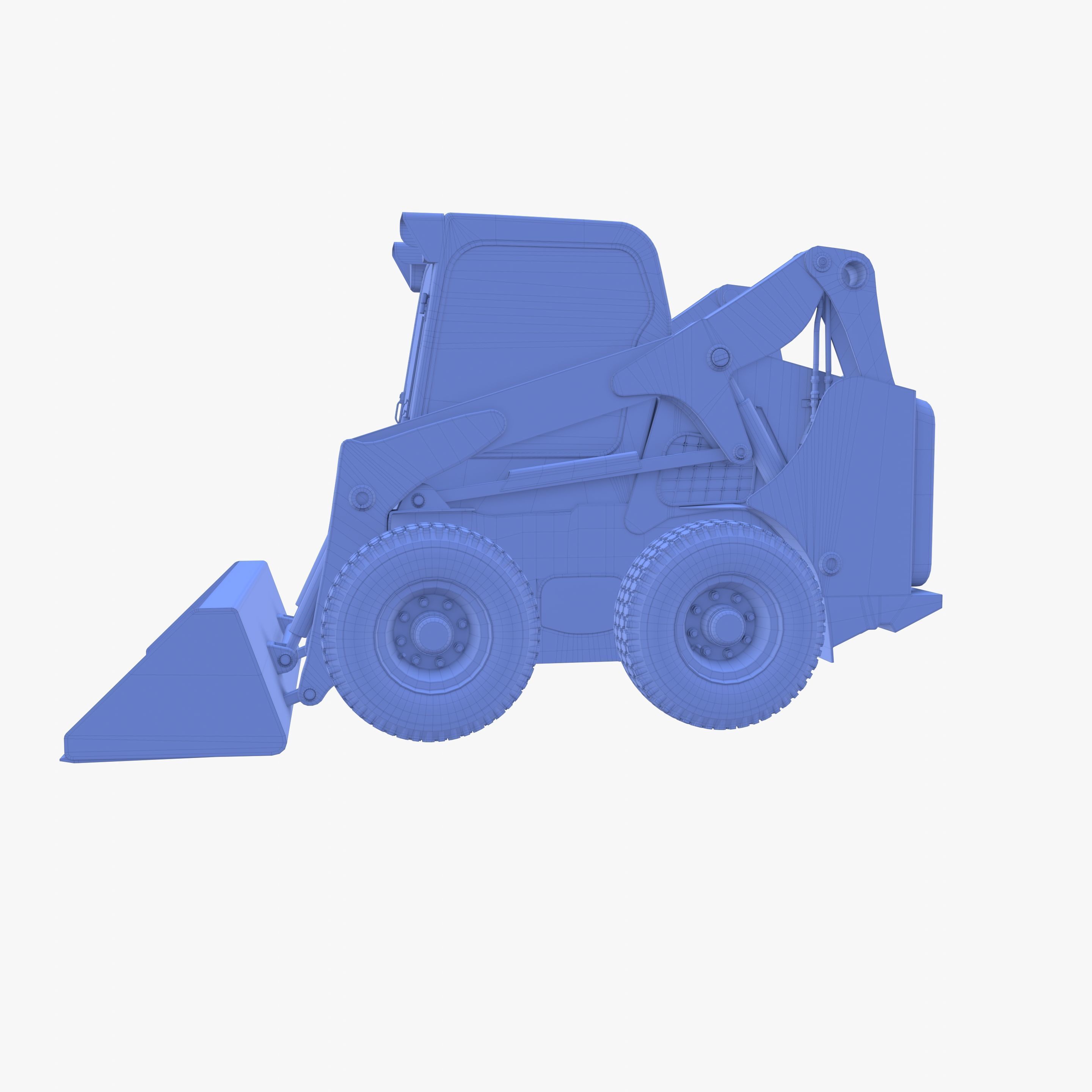 Skid steer loader V3 3D model_29