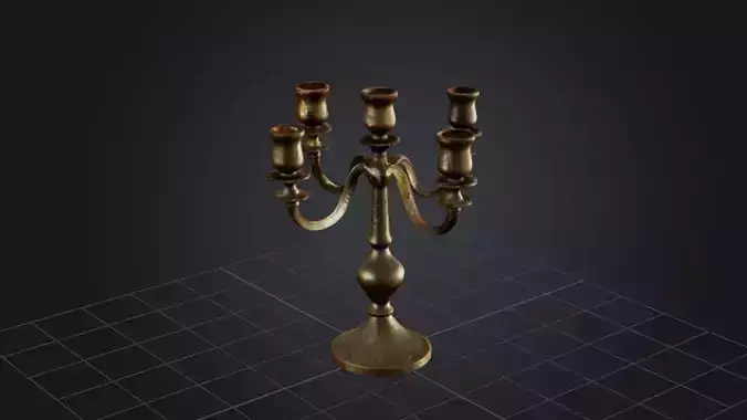 bronze Candle Stand
