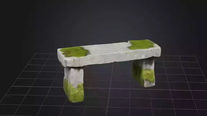 Ancient Stone Bench