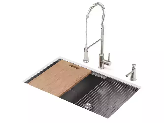 RUVATI kitchen sink 3D model