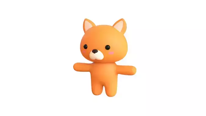 Character007 Chubby Fox 