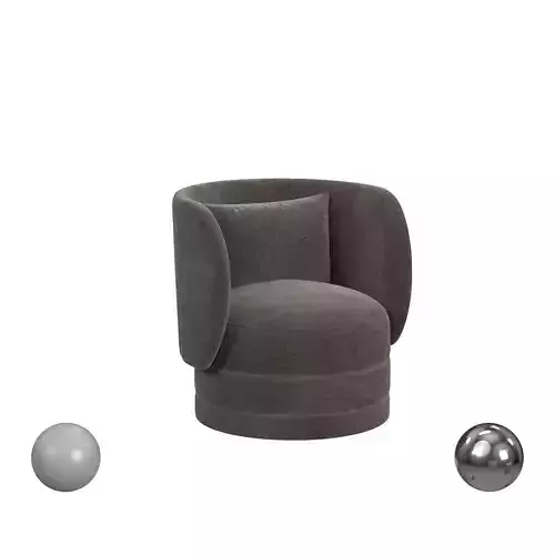 Sanctuary Swivel Chair - Warm Gray