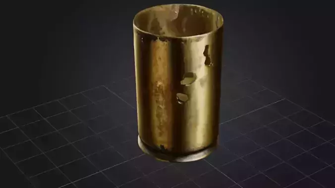 Worn Brass Cylinder