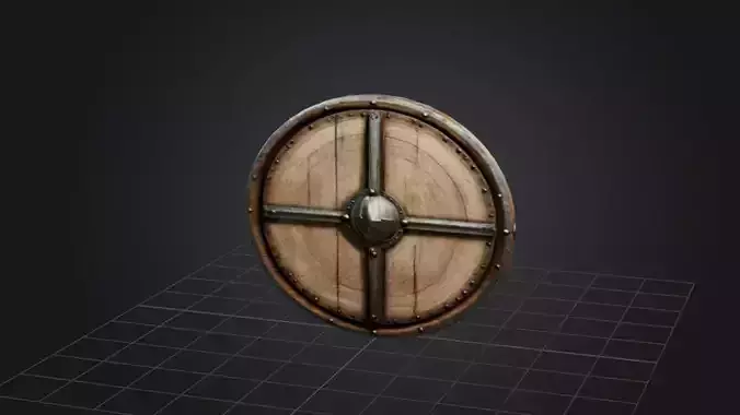 Round Wooden Shield