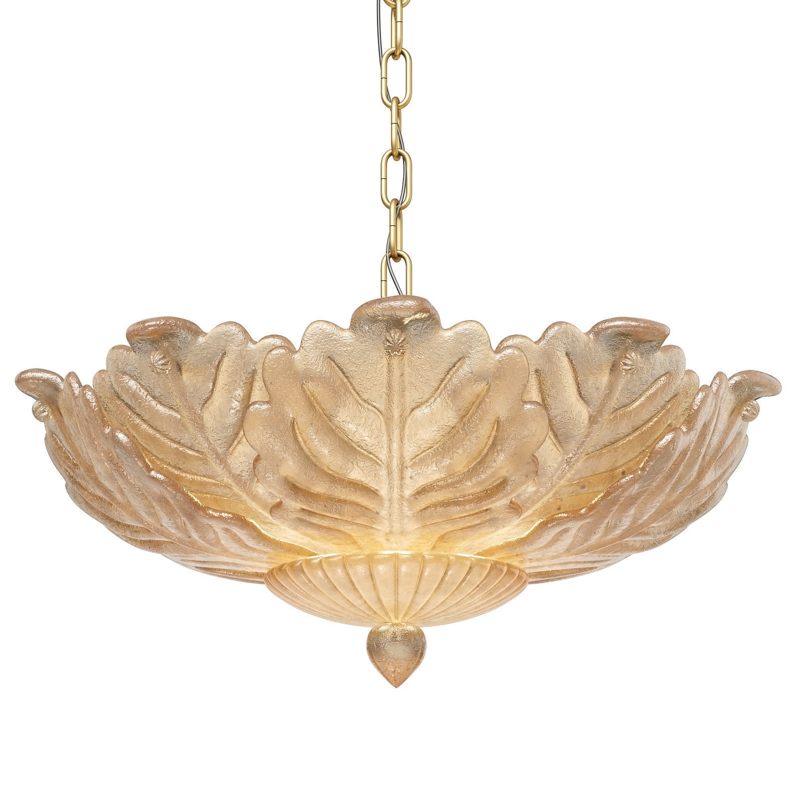 1stdibs Murano Graniglia Flush Mount 3D model_1
