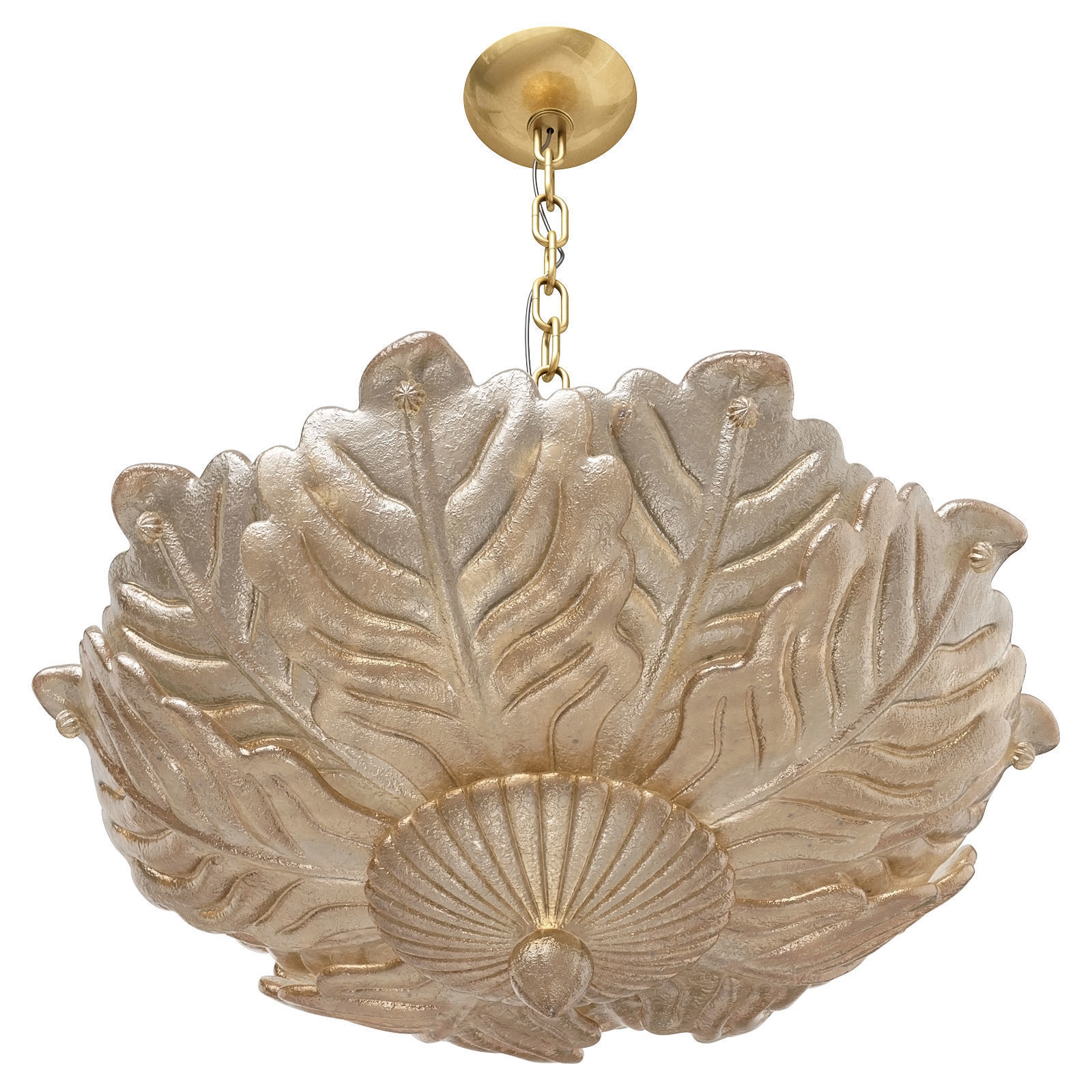 1stdibs Murano Graniglia Flush Mount 3D model_6