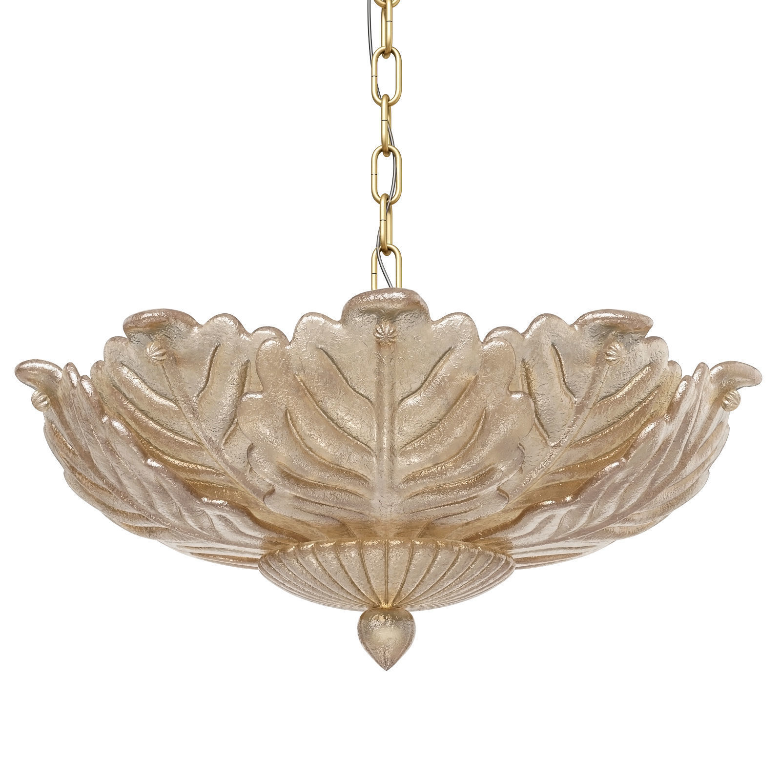 1stdibs Murano Graniglia Flush Mount 3D model_4