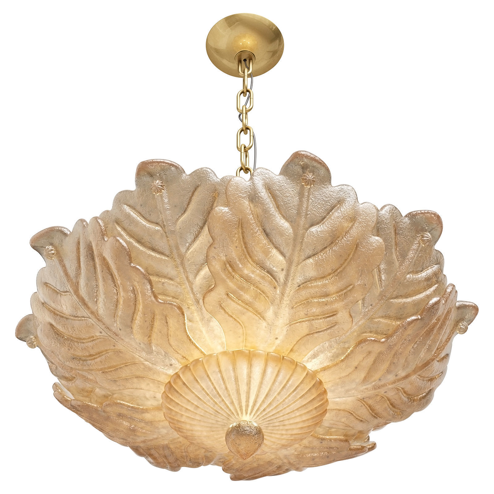 1stdibs Murano Graniglia Flush Mount 3D model_3