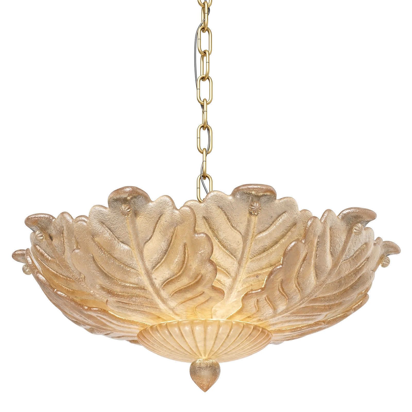 1stdibs Murano Graniglia Flush Mount 3D model_2