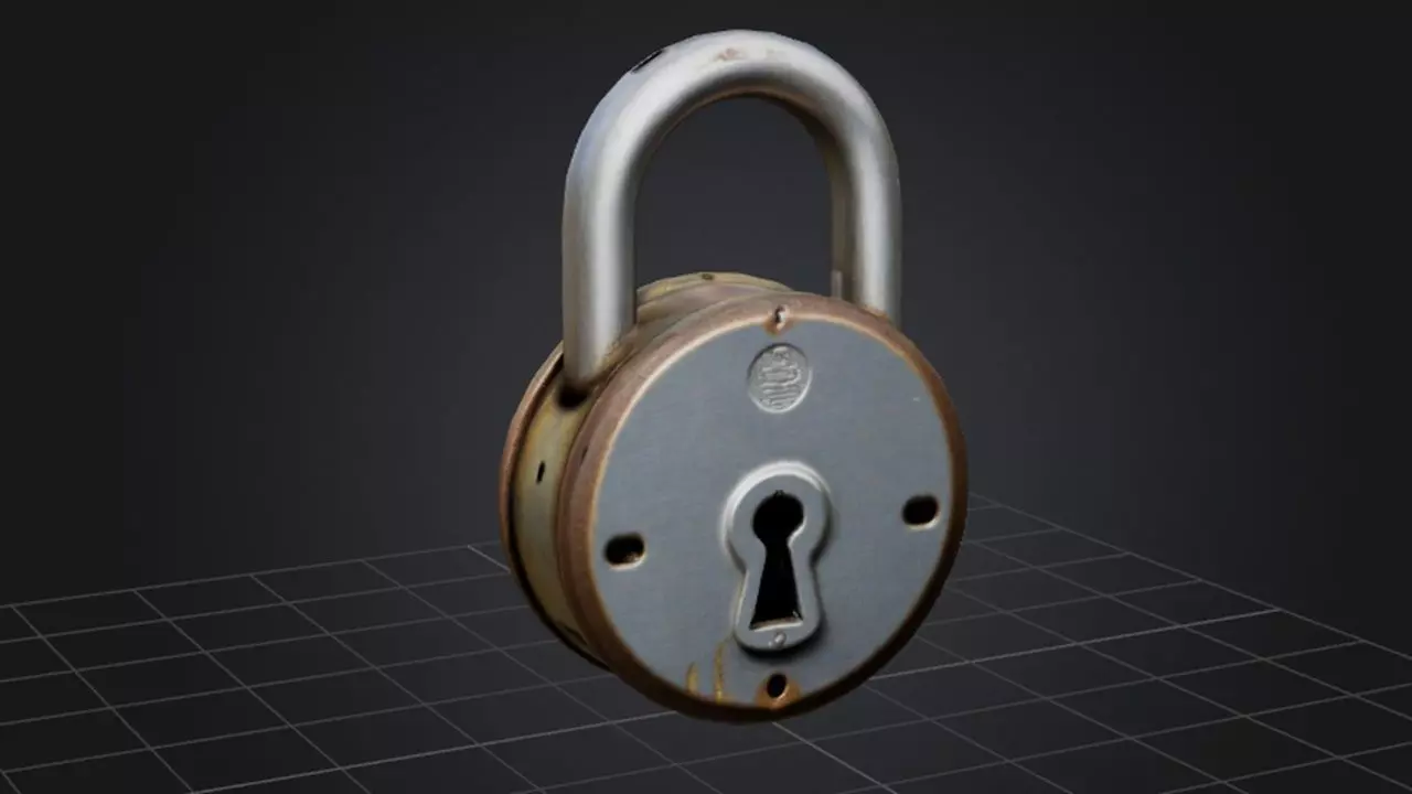 Locks 3D model_0