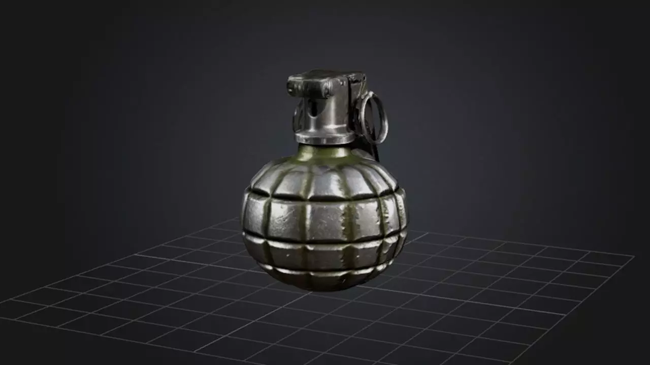 Grenade 3D model_0