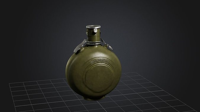 Canteen Classic 3D model