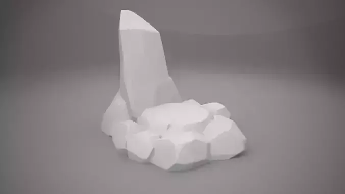 Rock Pedestal 3D Printable Base